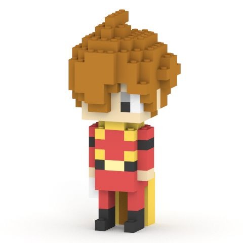 デンボク◆WF2025夏★サイボーグ００９　ちび島村ジョー ★未開封 サイボーグ009」島村ジョーたちをドット絵調で立体化！手のひらサイズ