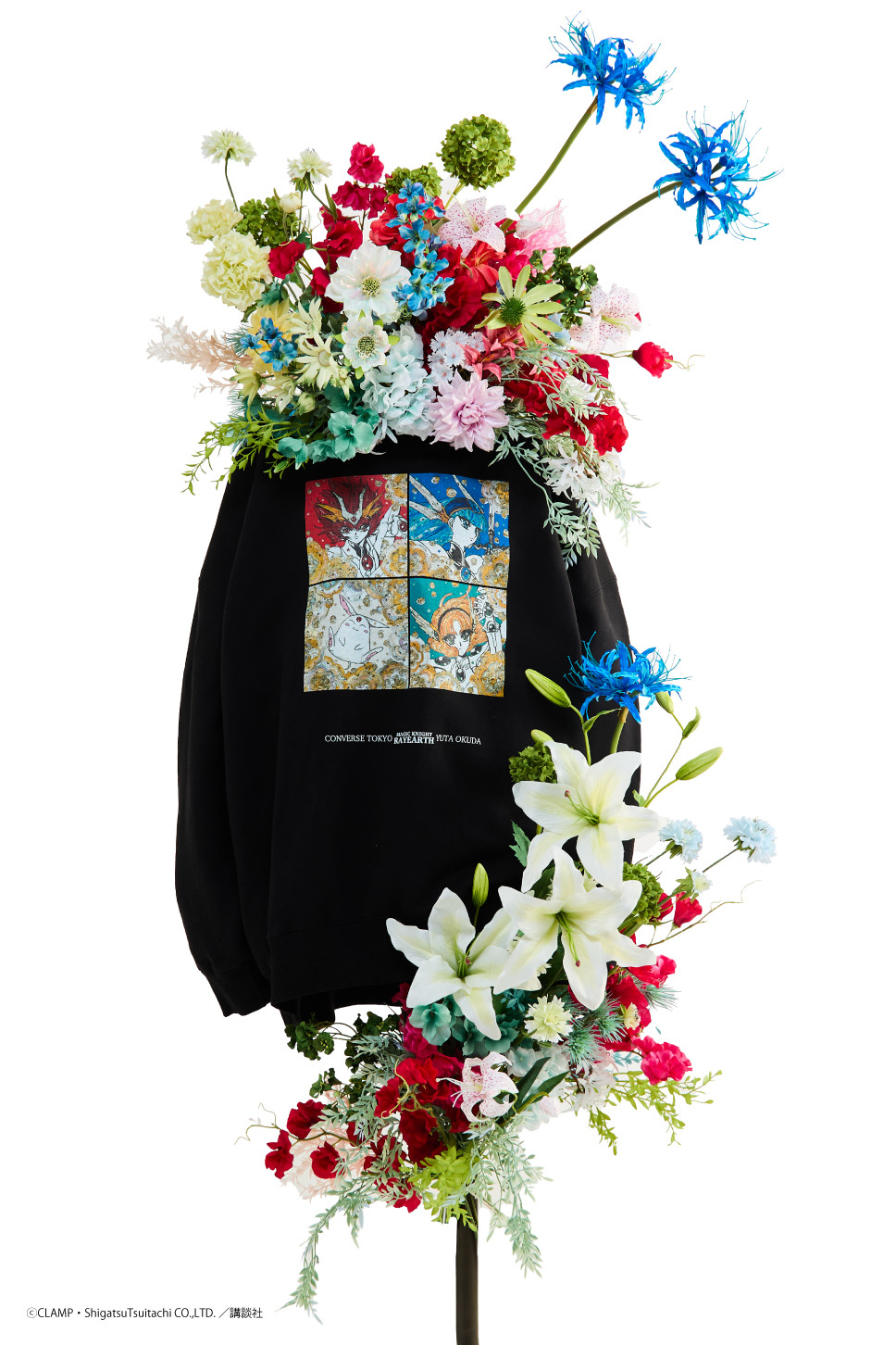 CLAMP「魔法騎士レイアース」「ツバサ」「CLOVER」がアートなアパレル