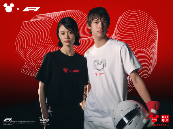 ディズニーとF1、ユニクロがコラボ♪ ミッキーのモチーフやレース開催 