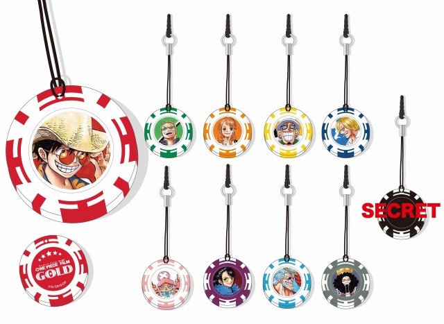 ONE PIECE FILM GOLD」前売特典第3弾はカジノチップ 尾田栄一郎描き 