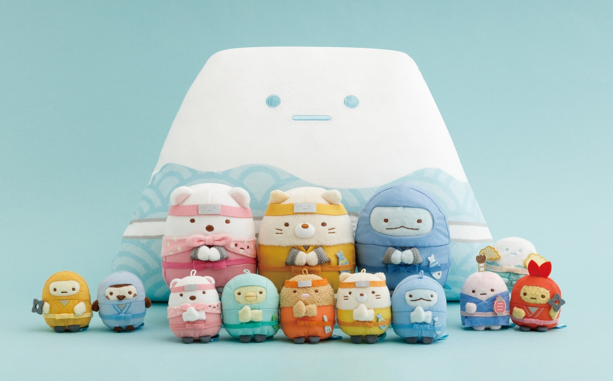 すみっコぐらし　てのりぬいぐるみ　2015 おすしの会　レア　コンプリート すみっコぐらし - すみっコぐらし おすしの会 おすしになりきり ボール