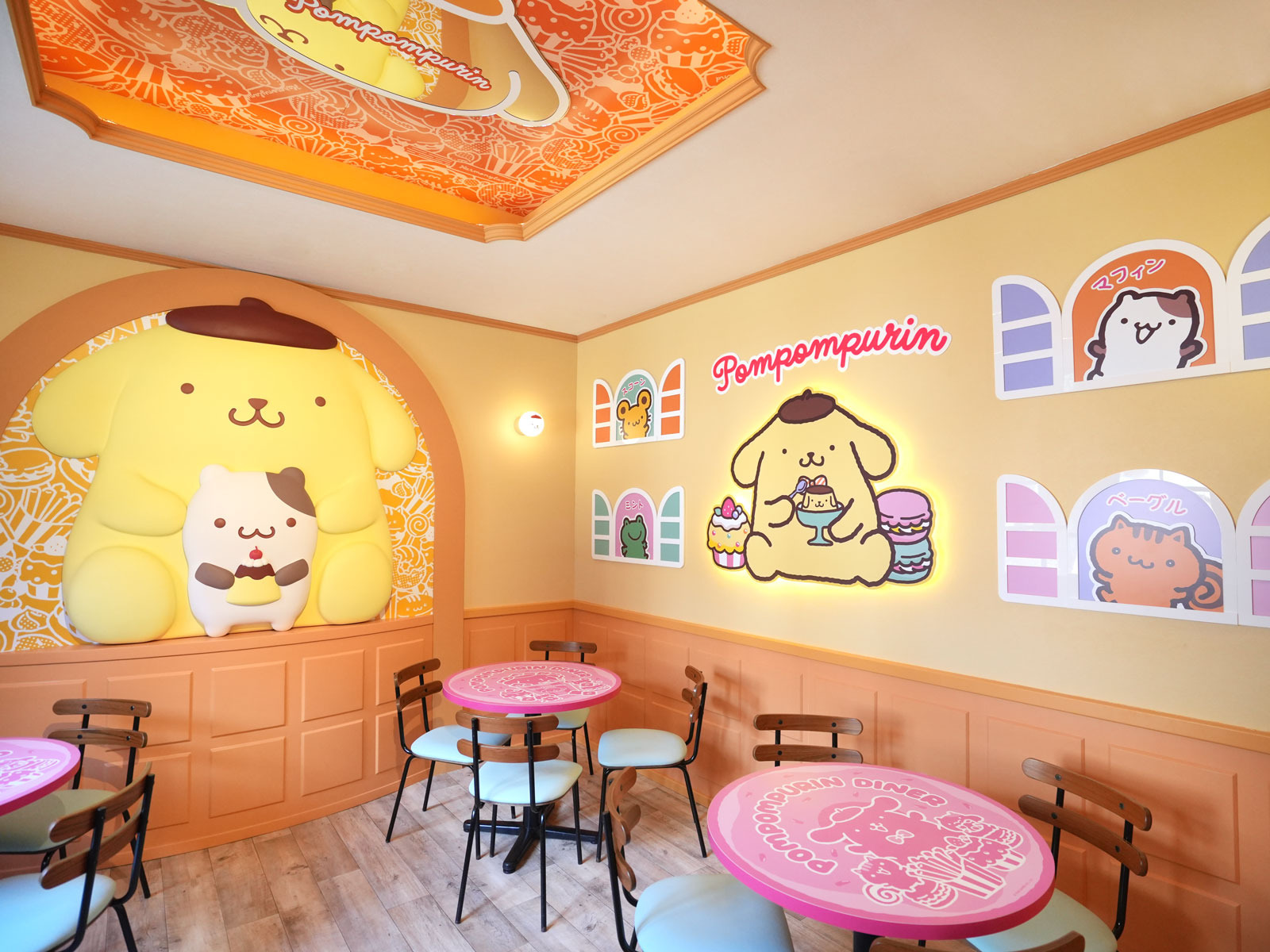 ポムポムプリンのお誕生日をお祝い♪ “パーティ”をコンセプトにした