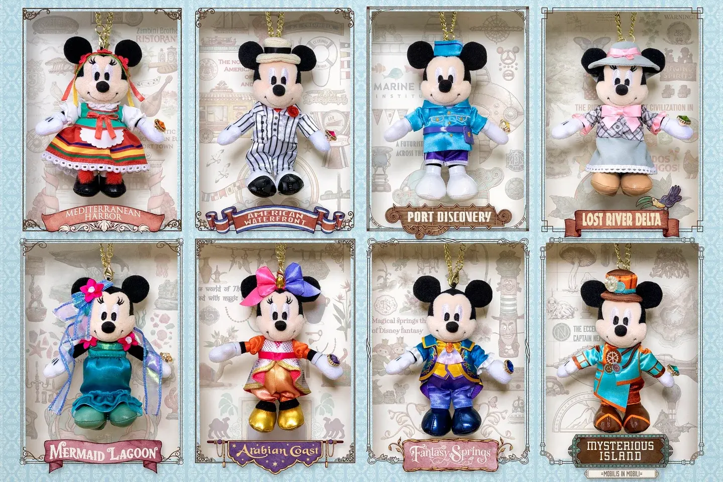 8種類のミッキーぬいぐるみがどれもかわいい♪ 東京ディズニーシー25