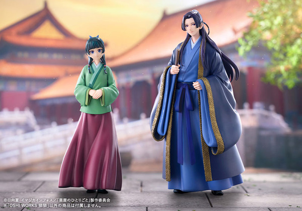 微笑む猫猫＆壬氏♪ 「薬屋のひとりごと」OSHI WORKSよりフィギュア化 