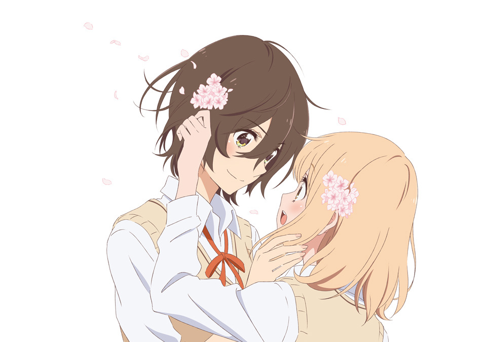 あさがおと加瀬さん 女子高生同士のピュアな恋模様に注目 見つめ合う新ビジュアル公開 アニメ アニメ