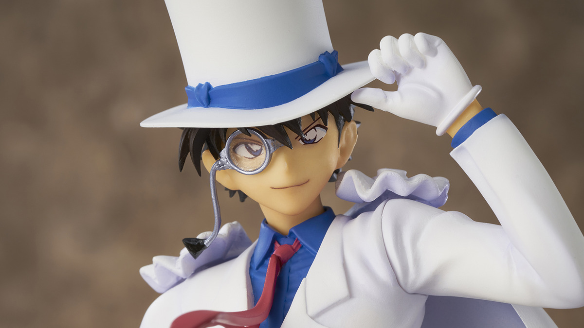 名探偵コナン 月下の奇術師 怪盗キッド が凛々しく立体化 シワ感 影の入れ方にこだわり アニメ アニメ