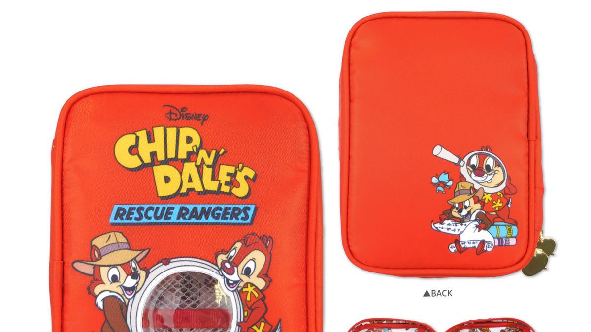 チップとデール ポーチやサコッシュがキデイランドに登場 アメリカンポップなデザインがキュート アニメ アニメ
