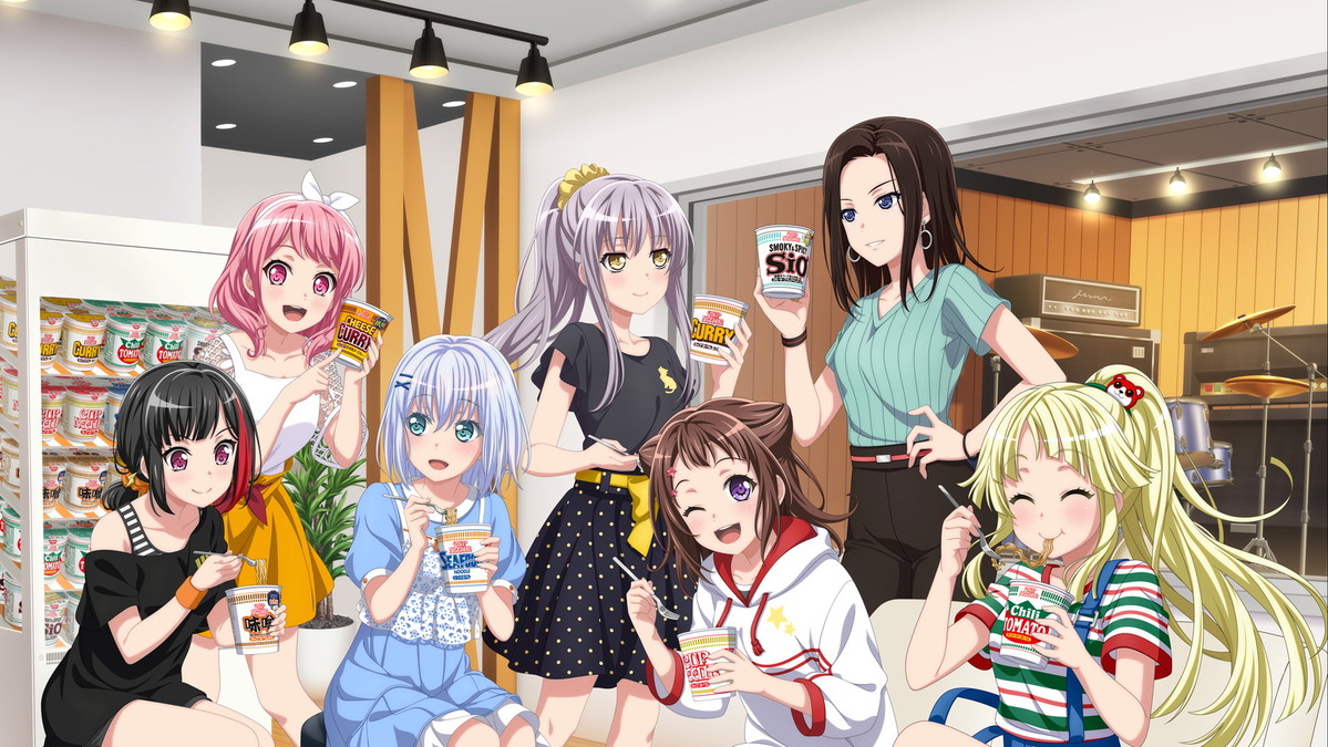 バンドリ カップヌードル 夢を叶えるには お腹が空く スペシャルコラボセット予約販売スタート アニメ アニメ