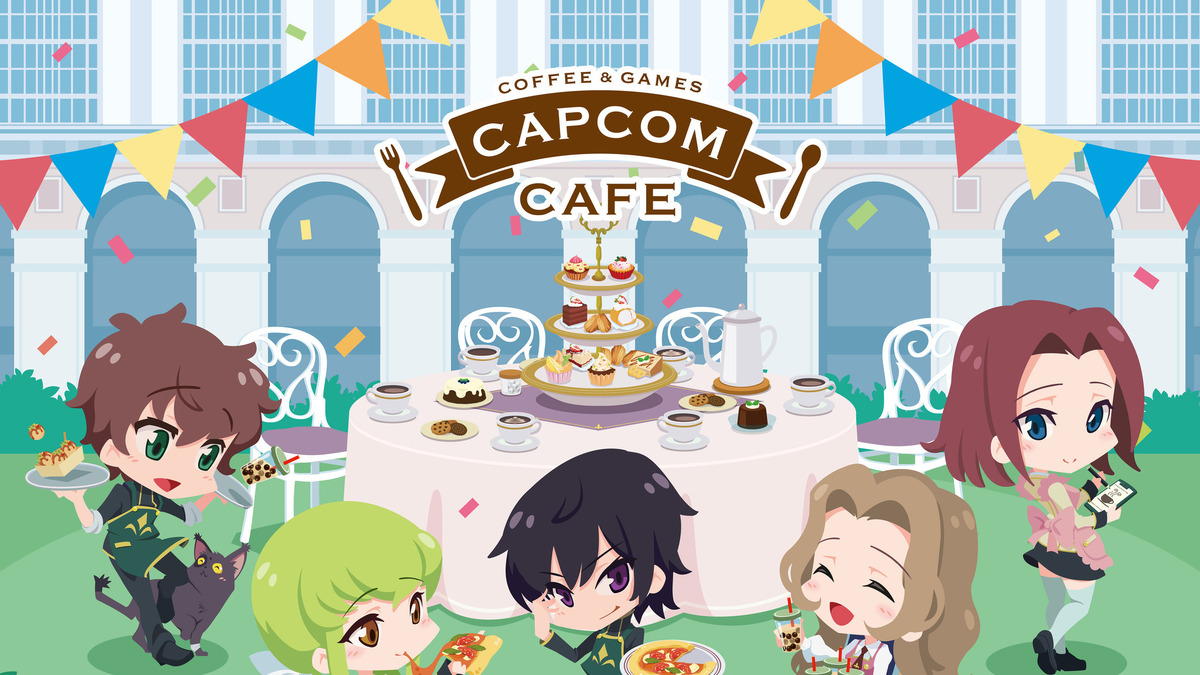 カプコンカフェ コードギアス グッズ公開 学園祭でにぎやかなルルーシュたちが登場 アニメ アニメ