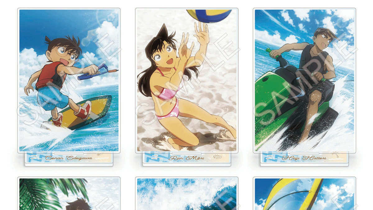 名探偵コナン マリンスポーツの秋 海を楽しむコナン 安室透 赤井秀一らデザインのグッズ登場 アニメ アニメ