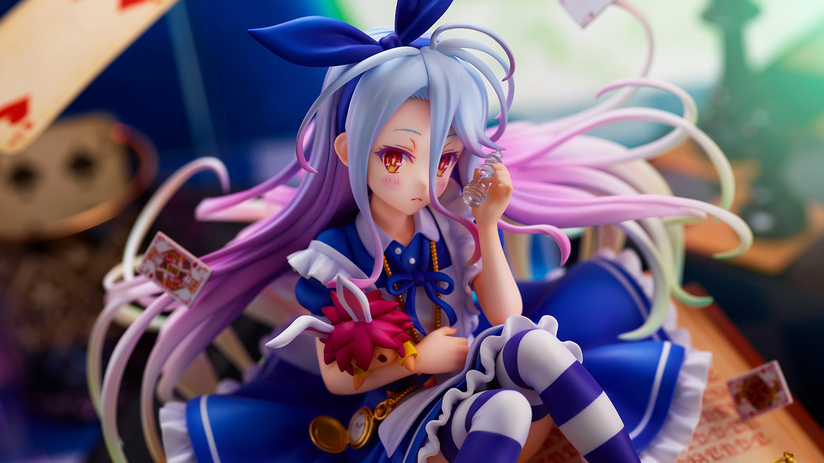 ノーゲーム ノーライフ 白が 不思議の国のアリス なロリ衣装でフィギュア化 アニメ アニメ