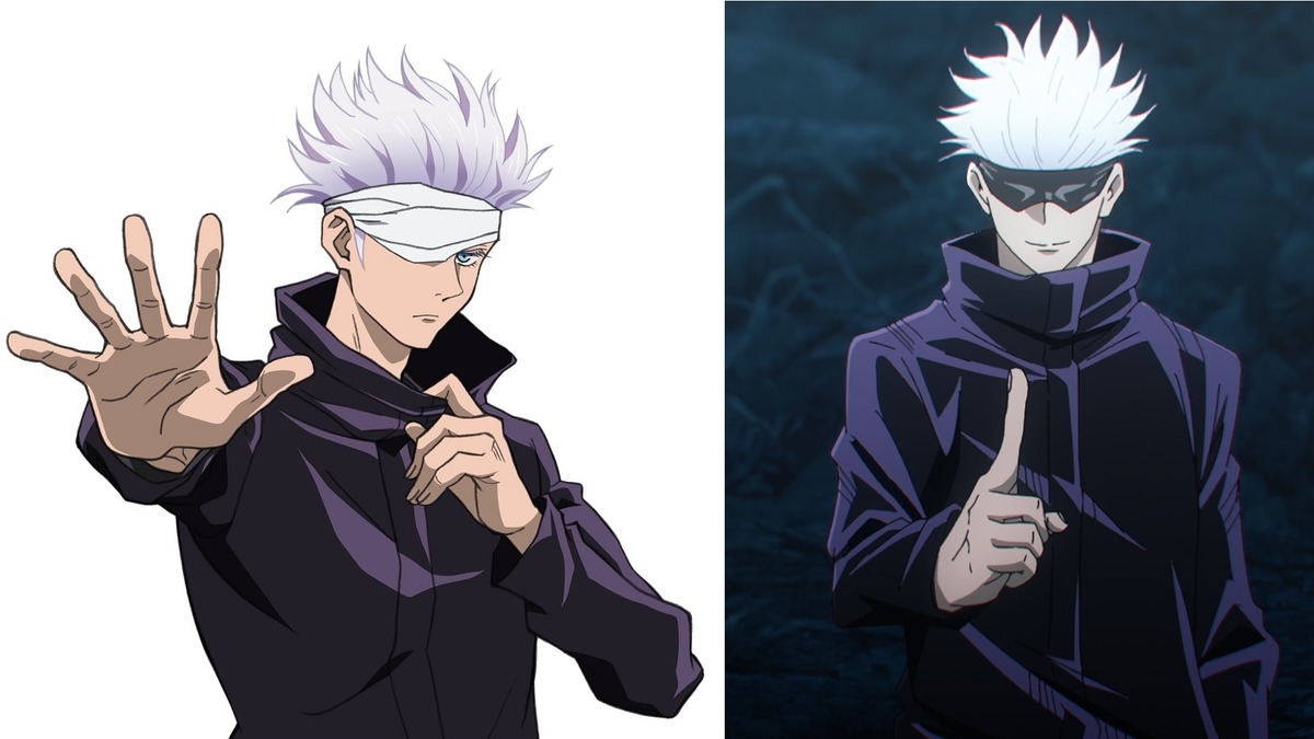 呪術廻戦 五条悟 Cv 中村悠一 の 劇場版 ビジュアルお披露目 白い包帯から左目がクールにのぞく アニメ アニメ