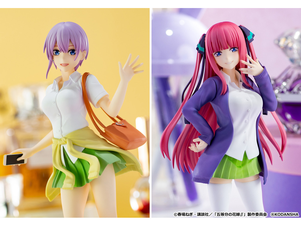五等分の花嫁 大人な一花 勝ち気な二乃 五つ子の長女 次女がフィギュアになって登場 アニメ アニメ