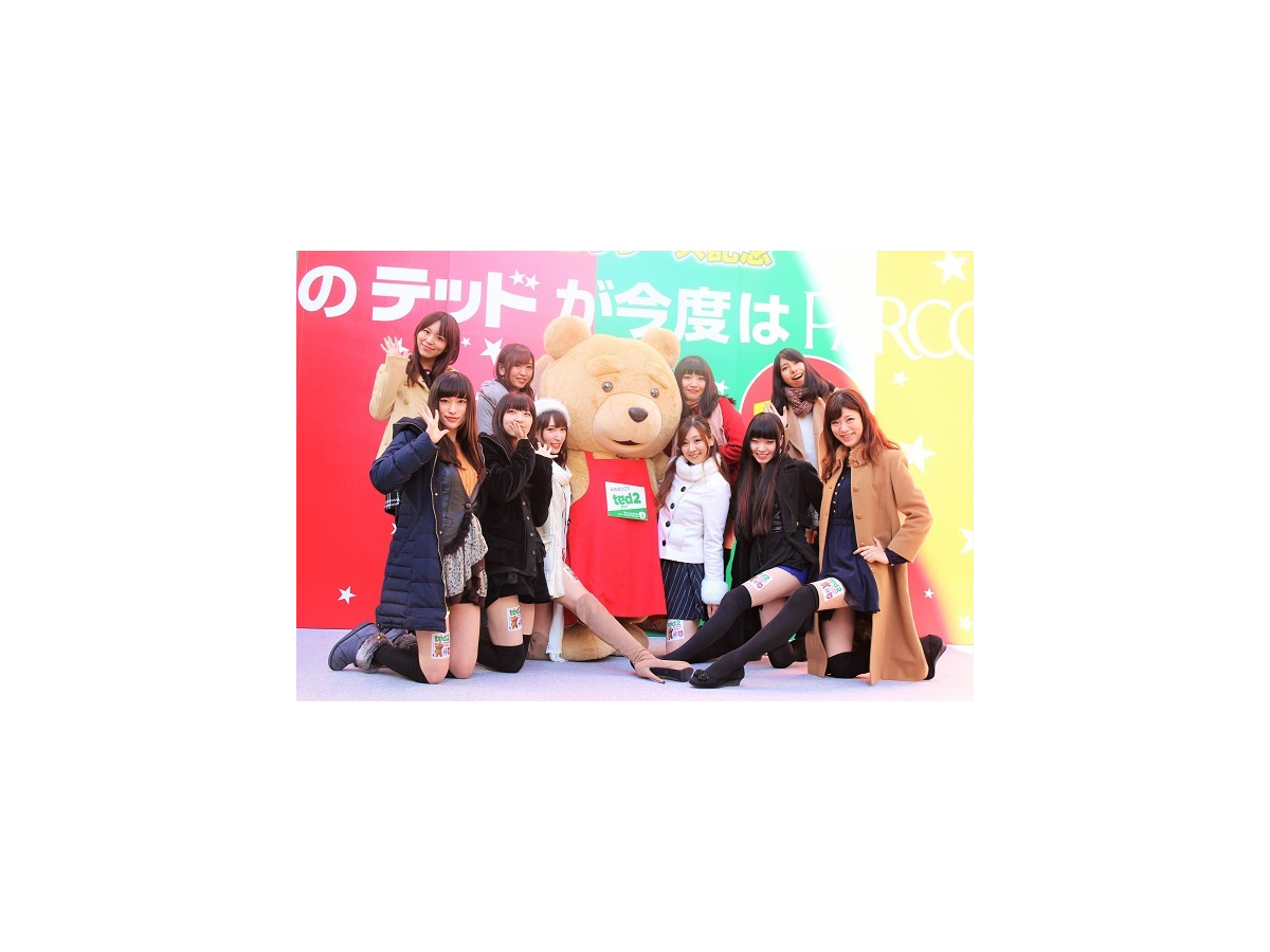 モフモフテッドと美女が渋谷に登場 テッド2 Blu Ray Dvdリリース記念イベント アニメ アニメ