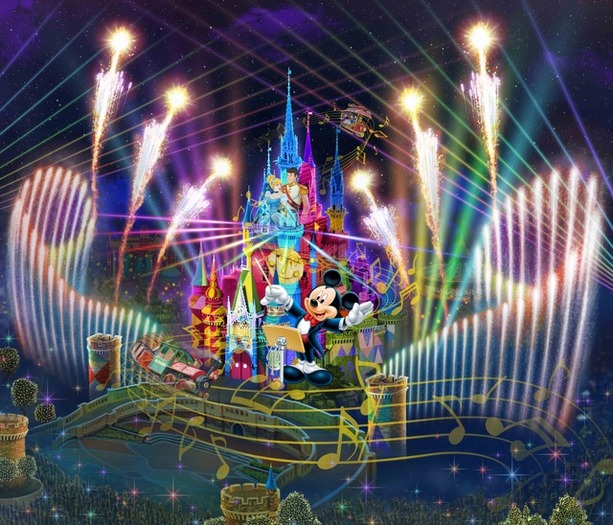 ナイトタイムスペクタキュラー「Celebrate! Tokyo Disneyland」イメージビジュアル☆