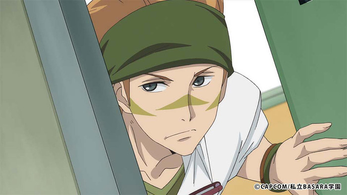 『学園BASARA』第2話 先行カット(C)CAPCOM/私立BASARA学園