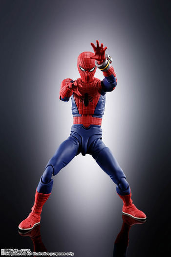 東映版スパイダーマン」S.H.Figuartsより可動フィギュア化