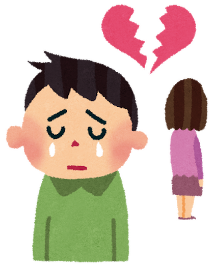 「失恋したアニメキャラといえば？」