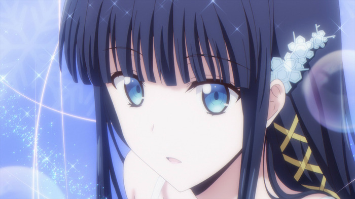 『魔法科高校の優等生』第3話「少女探偵団、始動よ!」先行場面カット(C)2021 佐島 勤/森 夕/KADOKAWA/魔法科高校の優等生製作委員会