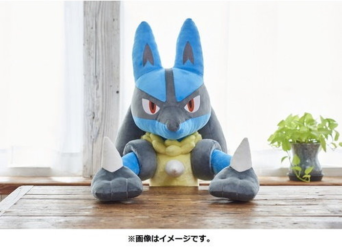 ポケモン 高さ約1cmの ぬいぐるみ 等身大ルカリオ 登場 予定数に達し次第 受付終了に アニメ アニメ