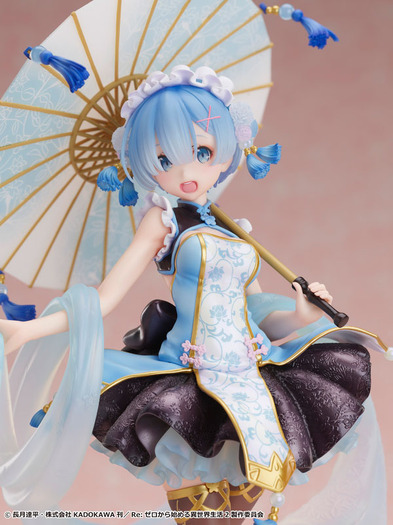 リゼロ」中華風ロリータ“チィロリータ”ドレスを着たレムのフィギュアが