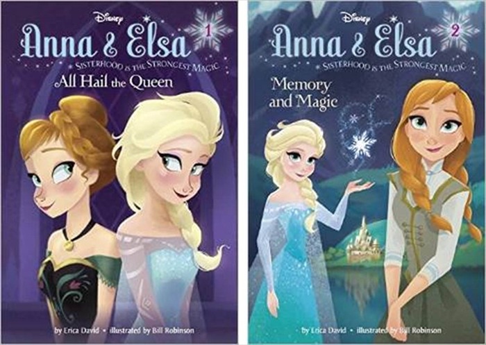 “Anna & Elsa #1: All Hail the Queen” “Anna & Elsa #2: Memory And Magic”
