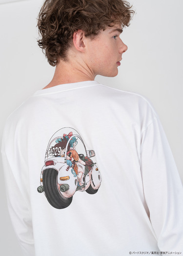 graniphが『ドラゴンボール』とコラボ 長袖Tシャツ「バイク」（C）バードスタジオ/集英社・東映アニメーション