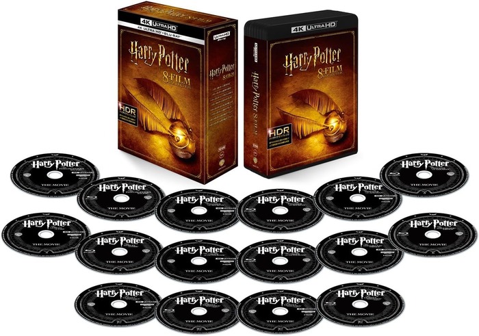 ハリー・ポッター フィルムコレクション Blu-ray & 4K ULTRA HD (16枚組)(C)2023 Warner Bros. Ent. All Rights Reserved. Wizarding WorldTM Publishing Rights (C) J.K. Rowling WIZARDING WORLD and all related characters and elements are trademarks of and (C) Warner Bros. Entertainment Inc.