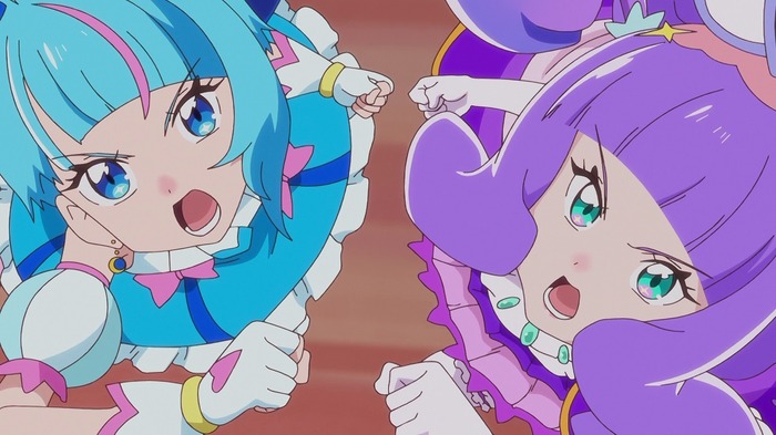 『ひろがるスカイ!プリキュア』第48話「守れヒーロー!みんなの街!」先行場面カット(C)ABC-A・東映アニメーション