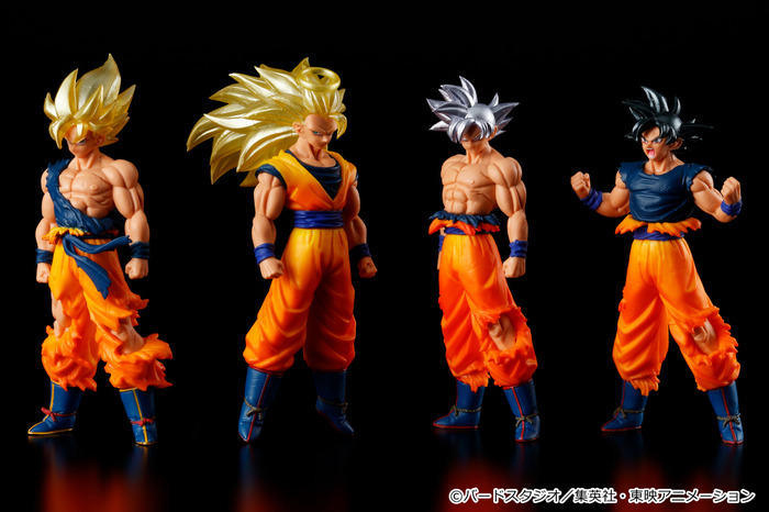 ガシャポン「HGドラゴンボール01 GOKU EDITION」全4種が登場（C）バードスタジオ／集英社・東映アニメーション