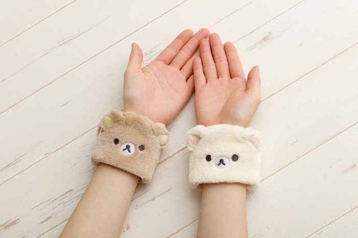 「洗顔リストバンド」各1,100円(税込)(C)2025 SAN-X CO., LTD. ALL RIGHTS RESERVED.