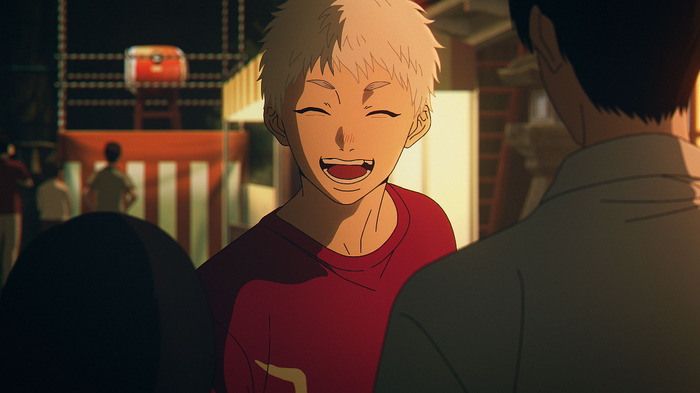 アニメ『光が死んだ夏』第4話「夏祭り」場面写真（C）モクモクれん／KADOKAWA・「光が死んだ夏」製作委員会