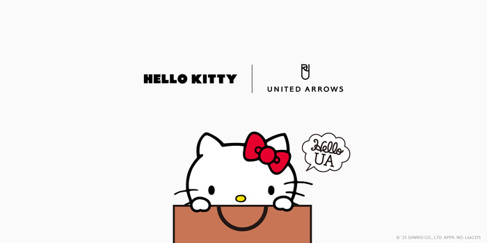 サンリオ「ハローキティ」とユナイテッドアローズがコラボレーション(C)’25 SANRIO CO., LTD. APPR. NO. L662375