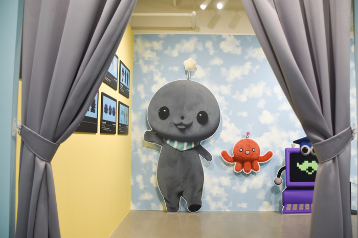 展覧会『教育番組 もっと!げんじつポップアップ』の様子