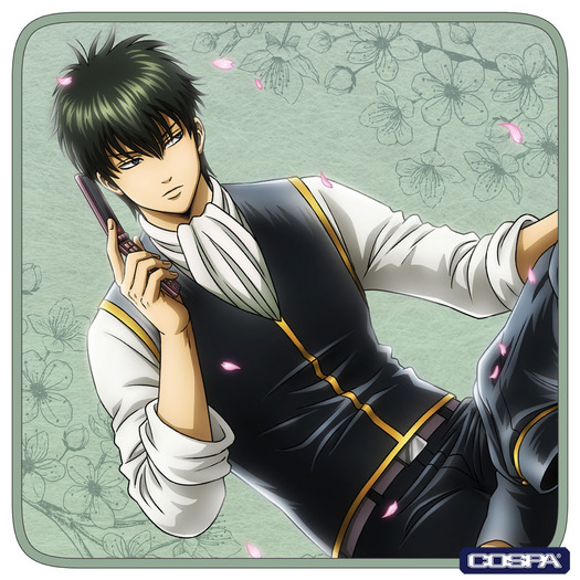 描き下ろし 土方十四郎 フルカラーハンドタオル 小窓から覗く景色Ver.