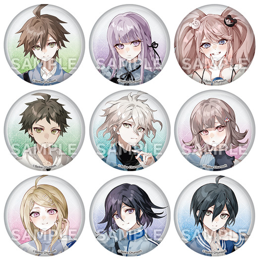 グリッター缶バッジ (ランダム全9種)