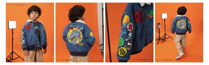 ドラゴンボールコラボ デニムボアジャケット