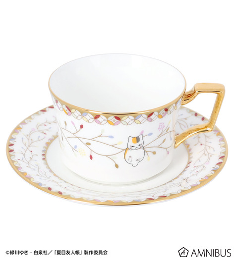 TVアニメ『夏目友人帳』ノリタケコラボ ニャンコ先生 カップ&ソーサー