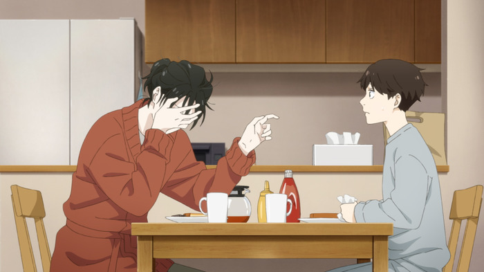 冬アニメ『違国日記』第1話「溢(あふ)れる」先行場面カット