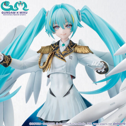 “白い翼”が美しい「初音ミク × ウイングガンダムゼロ EW」フィギュアが2次受注決定！イラストレーター・neco氏のデザインを見事に立体化
