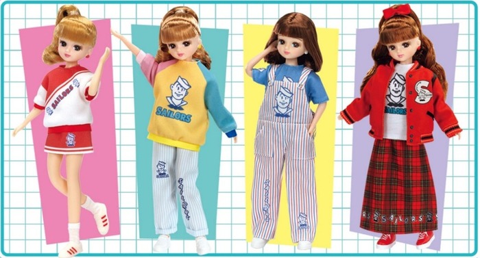 「リカちゃんくじ×セーラーズ」セブン‐イレブン、イトーヨーカドーのくじに初登場