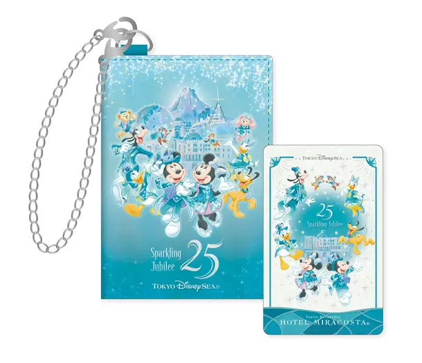 東京ディズニーシー25 周年“スパークリング・ジュビリー” 東京ディズニーシー・ホテルミラコスタ カードキー&キーケース