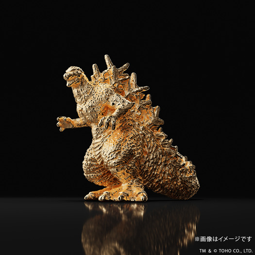 『ゴジラ-1.0』ミニフィギュア Ver.2 ゴールドモデル(K18イエローゴールド)