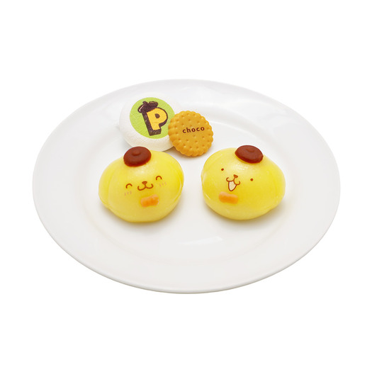 POMPOMPURIN 30th Anniversary メニュー「ポムポムプリンのアニバーサリーもちもち～カスタード＆ミルク～」