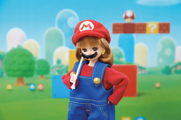 タカラトミー「スーパーマリオ リカちゃん マリオスタイル」イメージ