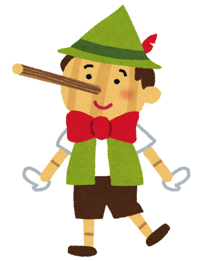 「嘘つきキャラといえば？」