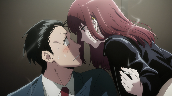 TV アニメ『スーパーの裏でヤニ吸うふたり』場面写真