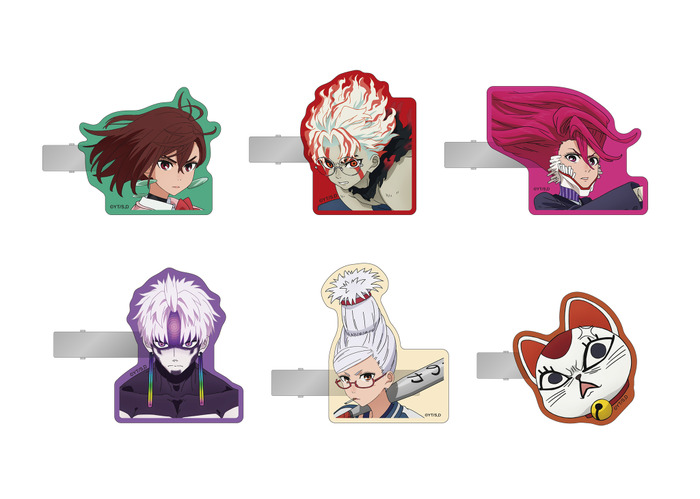 「ダンダダン Animation Works展」トレーディングヘアクリップ ¥880