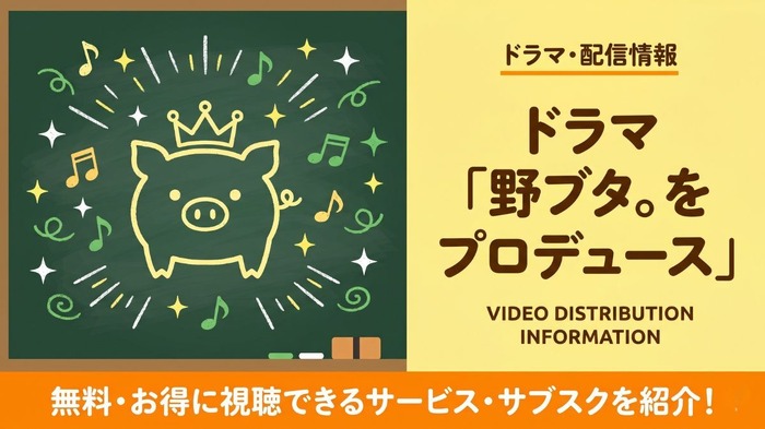 野ブタをプロデュース 配信