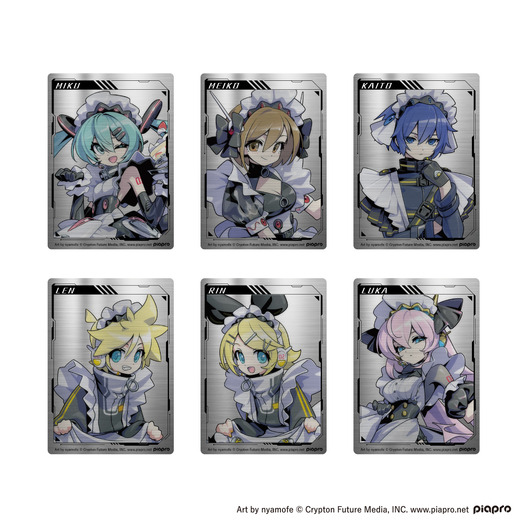 「ピアプロキャラクターズ」メタルカード
